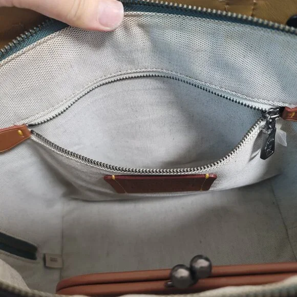 COACH 1941 DAKOTAH SATCHEL TEA ROSE in TURQUOISE - Picture 10 of 15